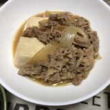 安い絹ごし豆腐で★肉豆腐★